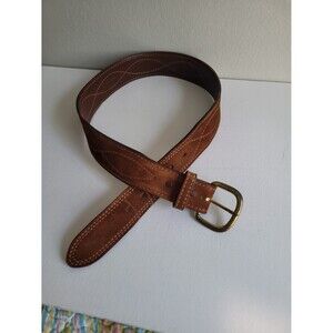 Textan brown suede belt sz 32 Western Boho